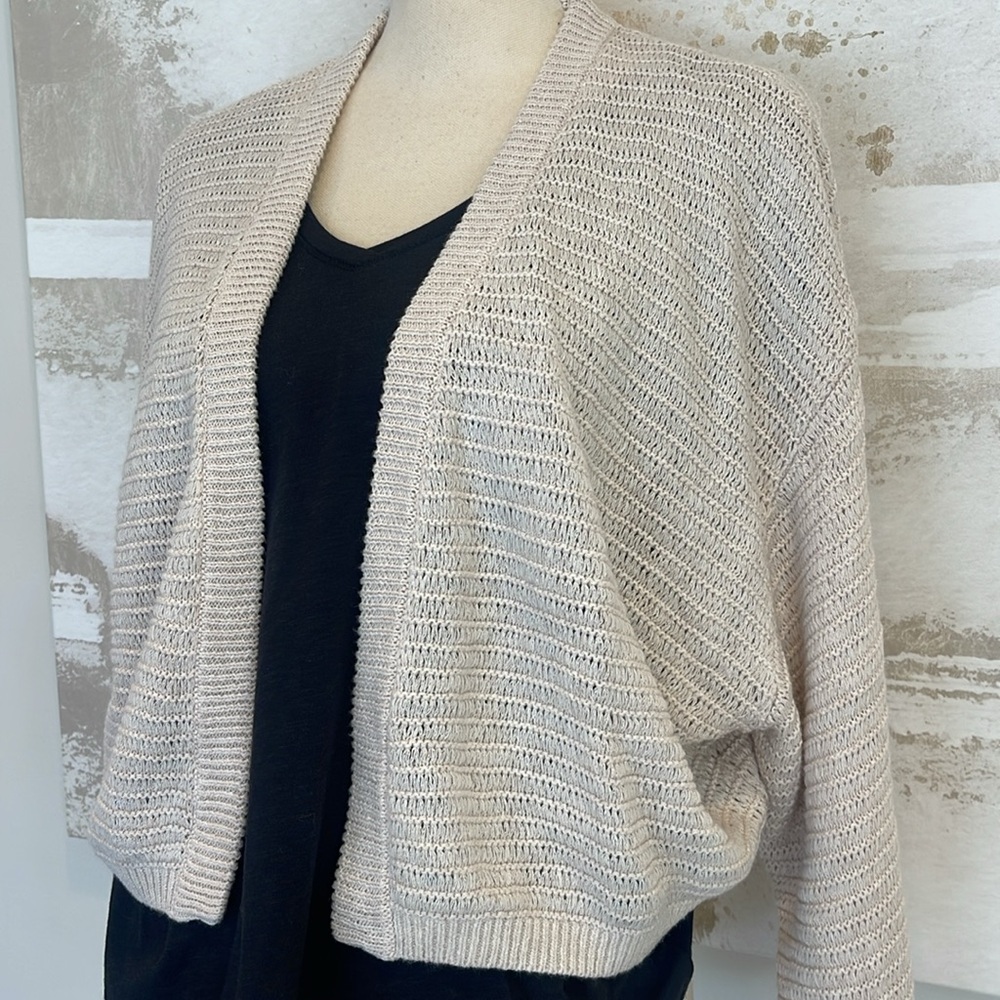 Marine Layer Anacapa cardigan in Light Oat - Picture 4 of 10